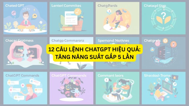 12 CÂU LỆNH CHATGPT HIỆU QUẢ: TĂNG NĂNG SUẤT GẤP 5 LẦN